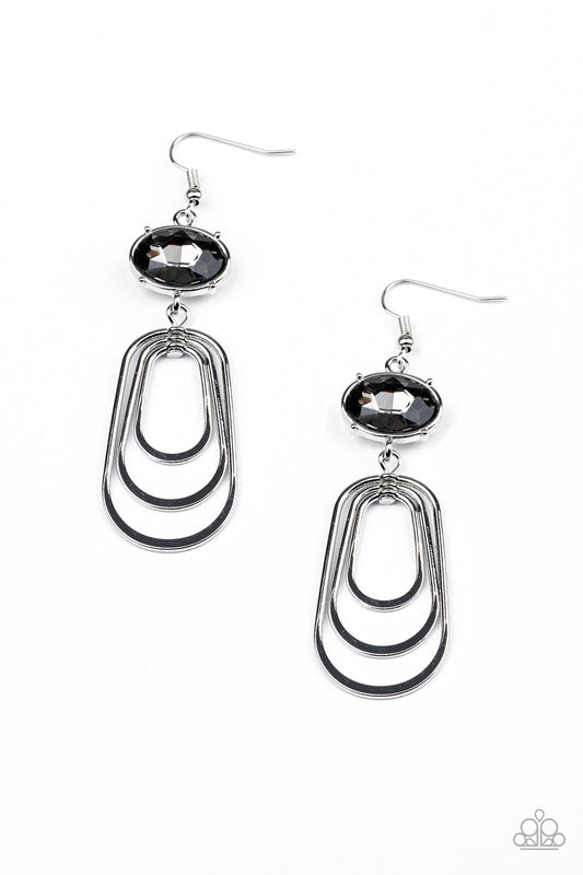 Drop-Dead Glamorous - Silver earrings