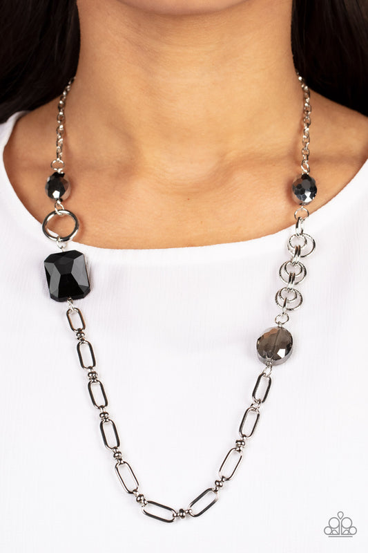 Famous and Fabulous - Black necklace