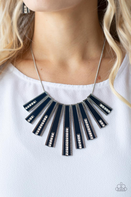 FAN-tastically Deco - Blue necklace