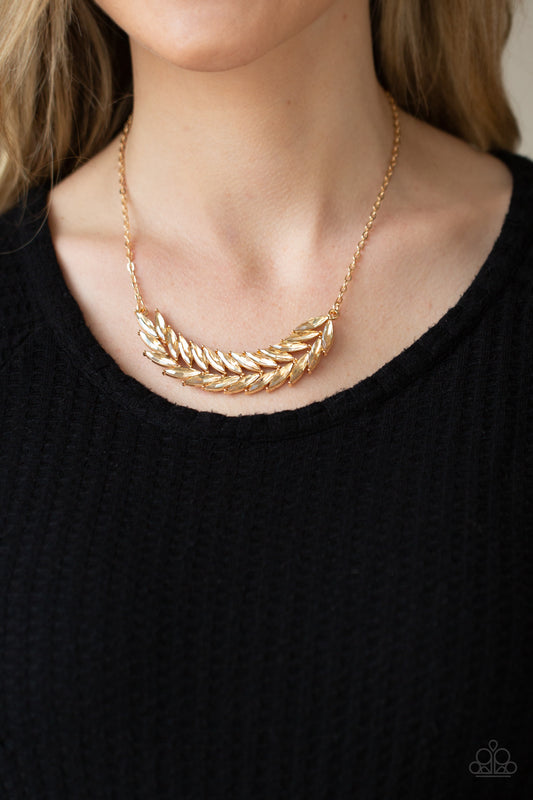 Flight of FANCINESS - Gold necklace