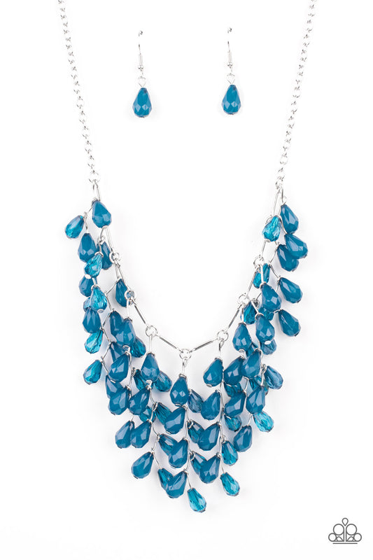 Garden Fairytale - Blue necklace  (2021 FALL "PREVIEW")