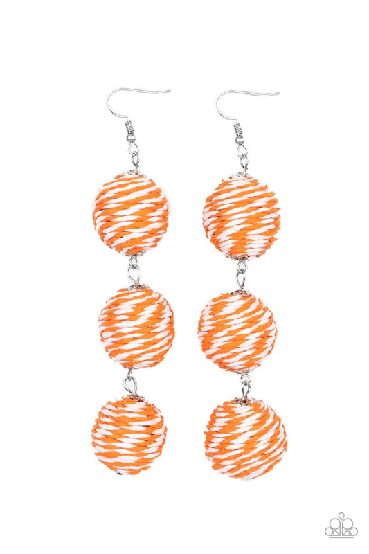 Laguna Lanterns - Orange earrings
