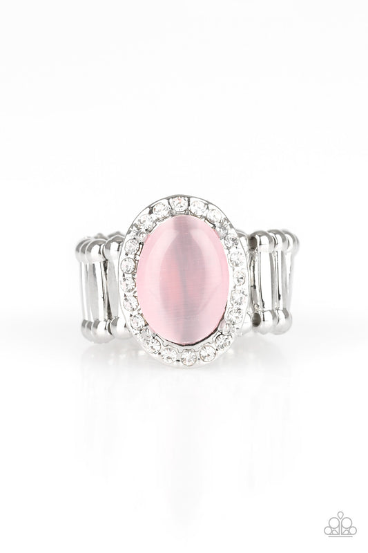 Laguna Luxury - Pink moonstone ring