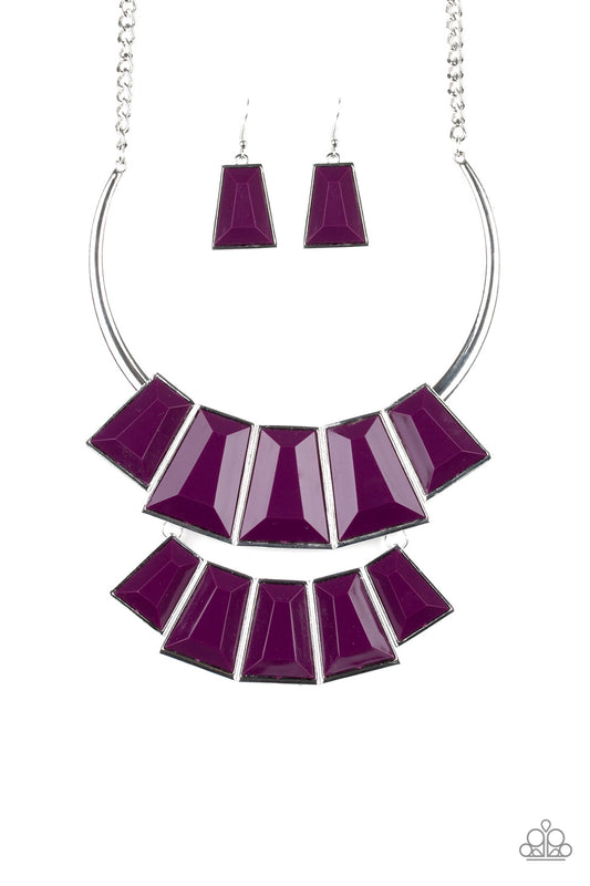 Lions, TIGRESS, and Bears - Purple necklace