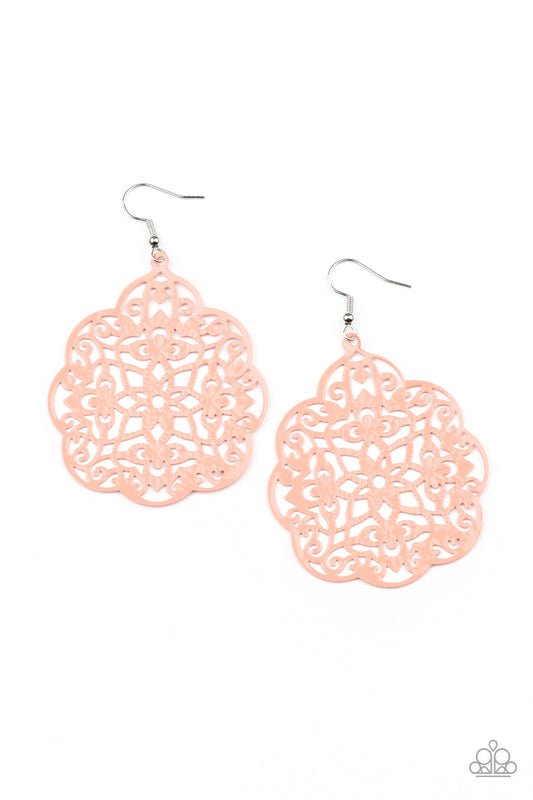 Mediterranean Eden - Orange earrings