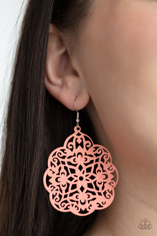Mediterranean Eden - Orange earrings