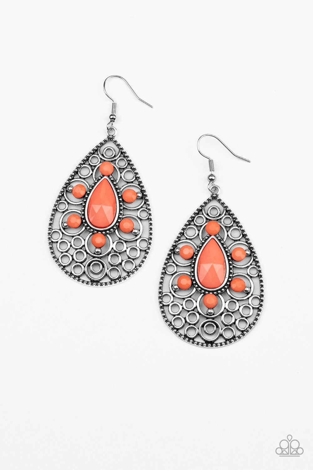 Modern Garden - Orange earrings