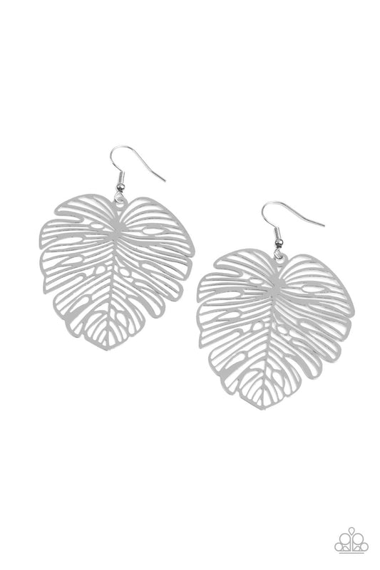 Palm Palmistry - Silver earrings
