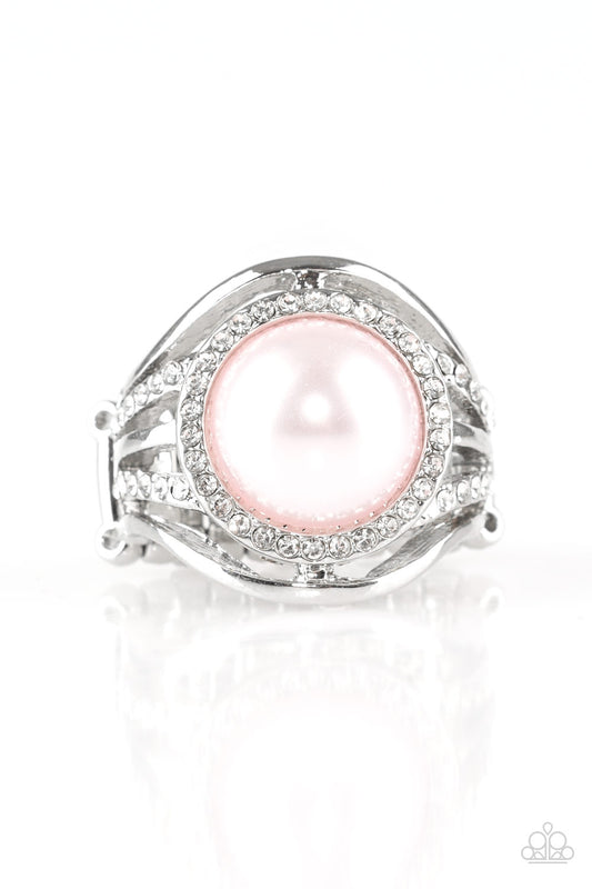 Pampered In Pearls - Pink pearl ring