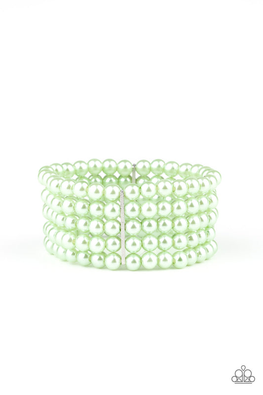 Pearl Bliss - Green bracelet