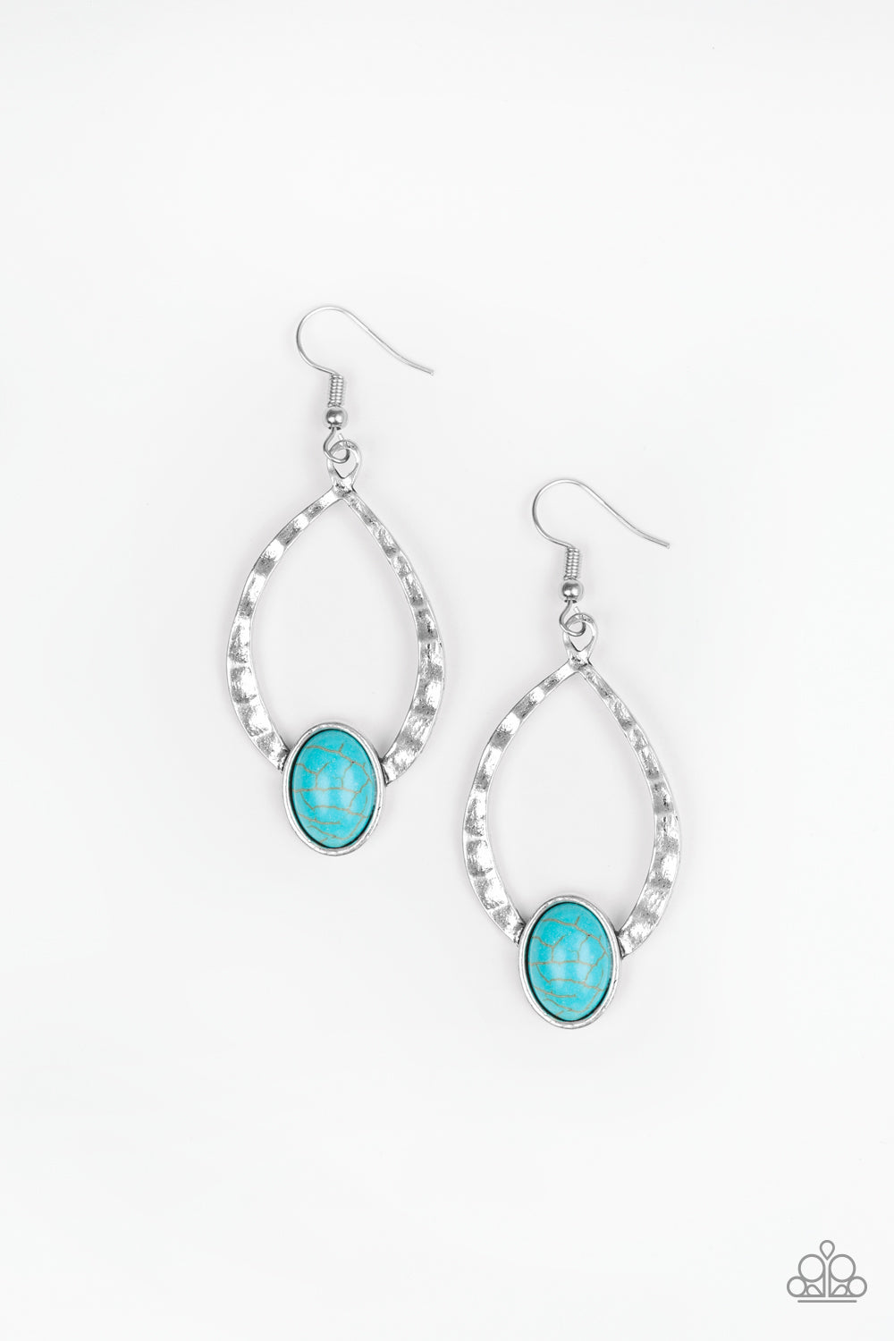 Pony Up - Blue earrings