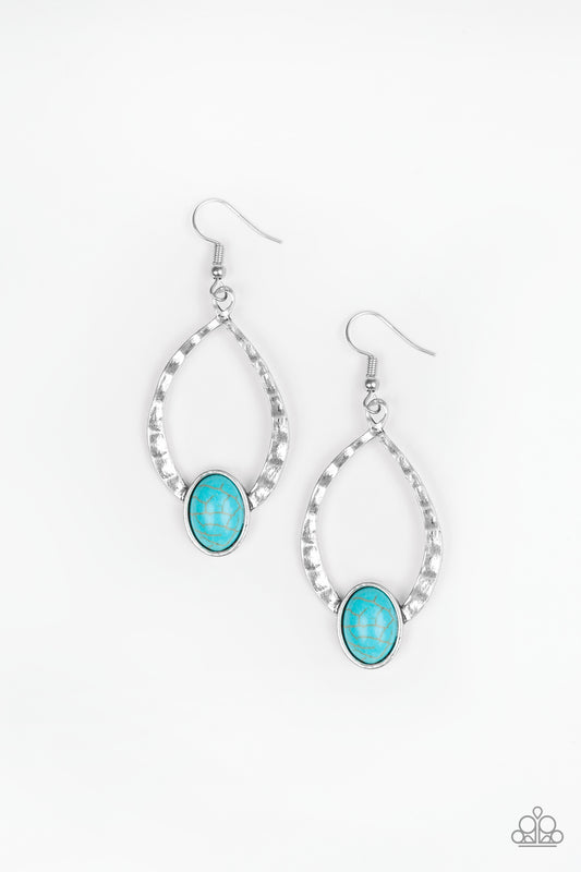 Pony Up - Blue earrings