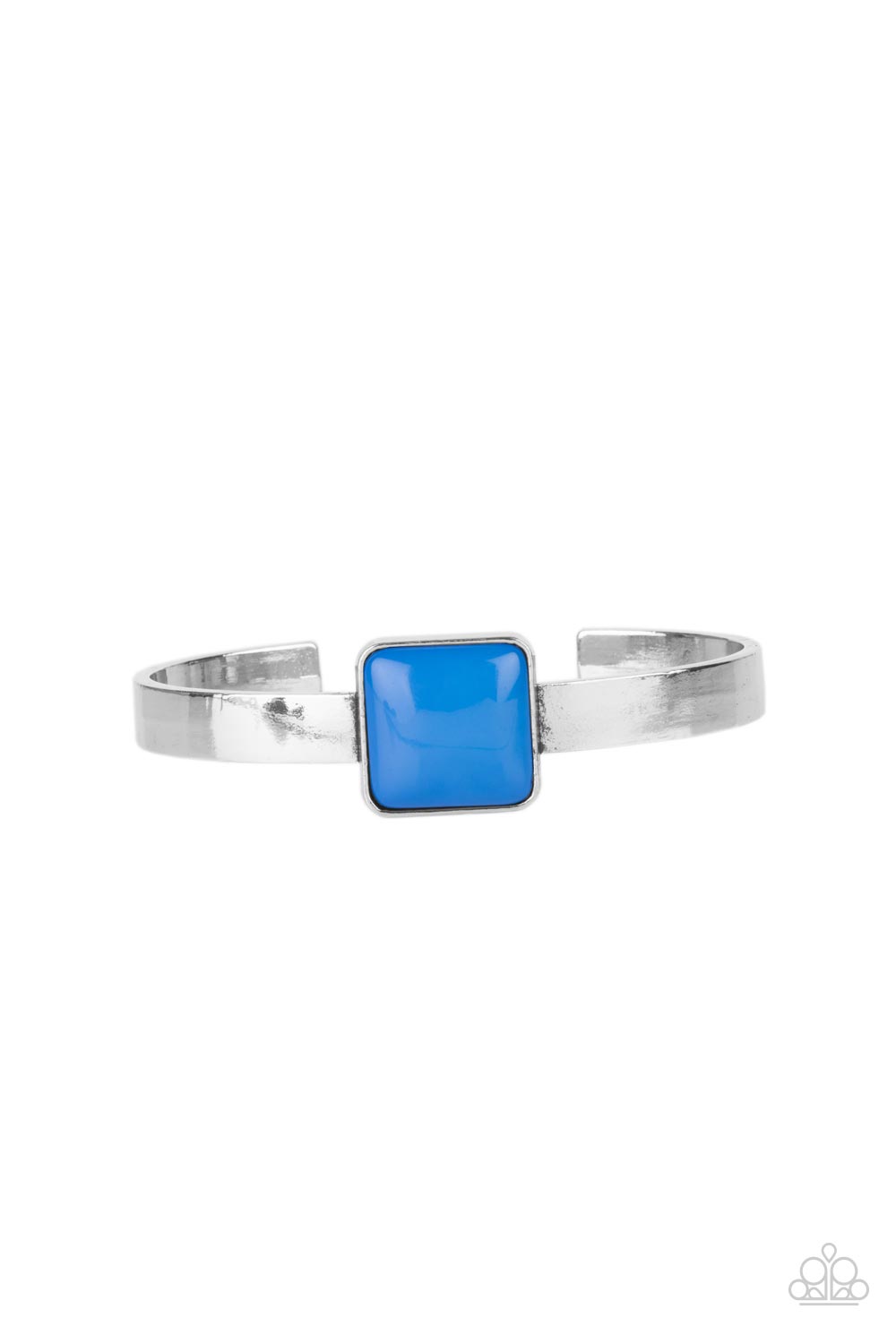 Prismatically Poppin - Blue cuff bracelet