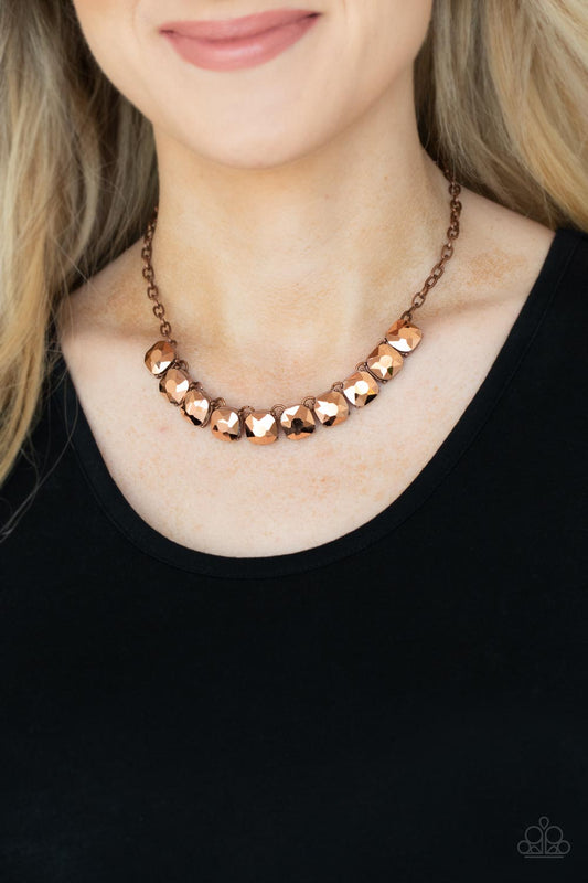 Radiance Squared - Copper necklace