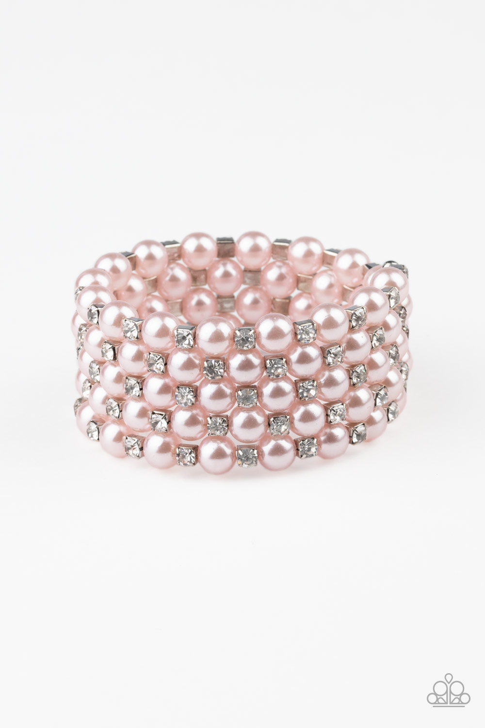 Rich Royal - Pink pearl bracelet