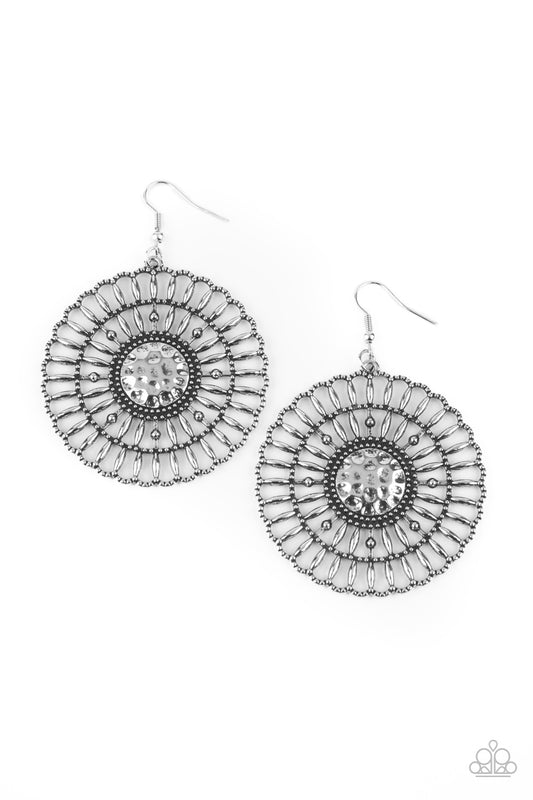 Rustic Groves - Silver earrings