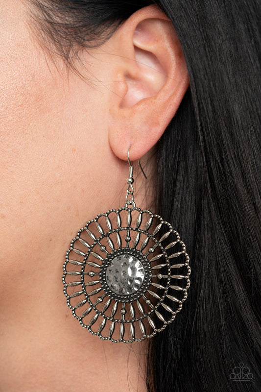 Rustic Groves - Silver earrings