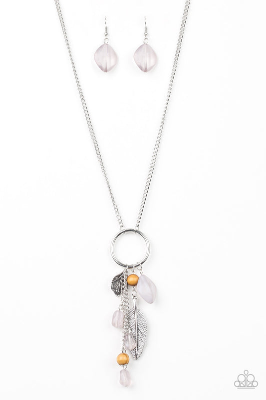 Sky High Style - Silver necklace