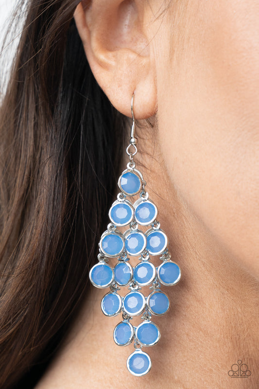 With All DEW Respect – Blue earrings