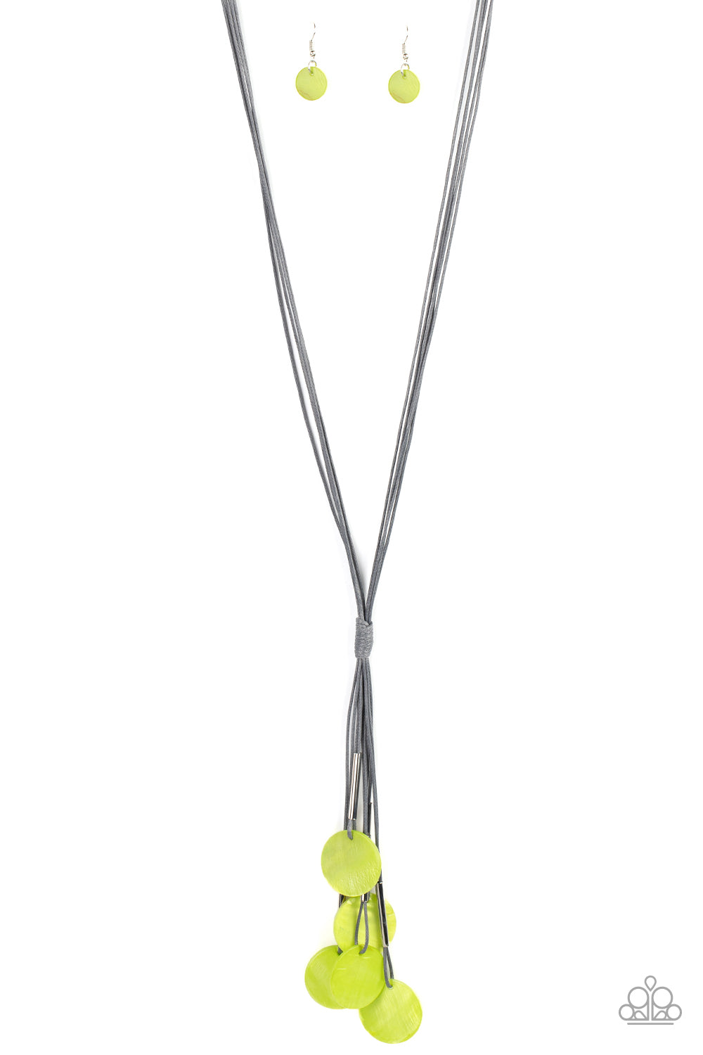 Tidal Tassels - Green Necklace