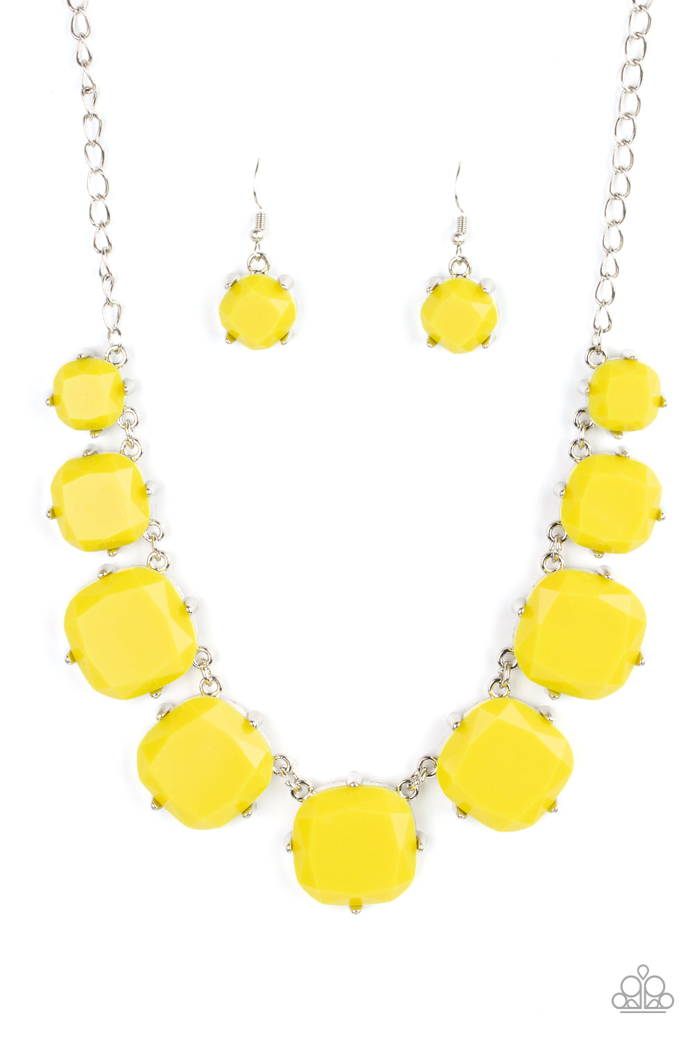Prismatic Prima Donna - Yellow Necklace