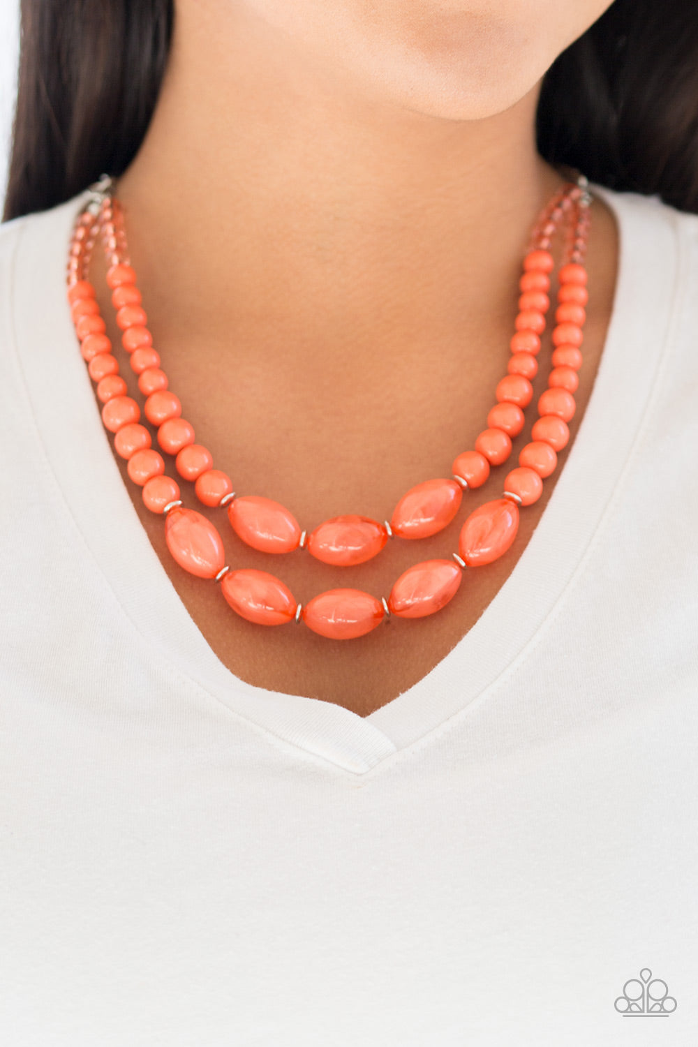 Sundae Shoppe - Orange necklace