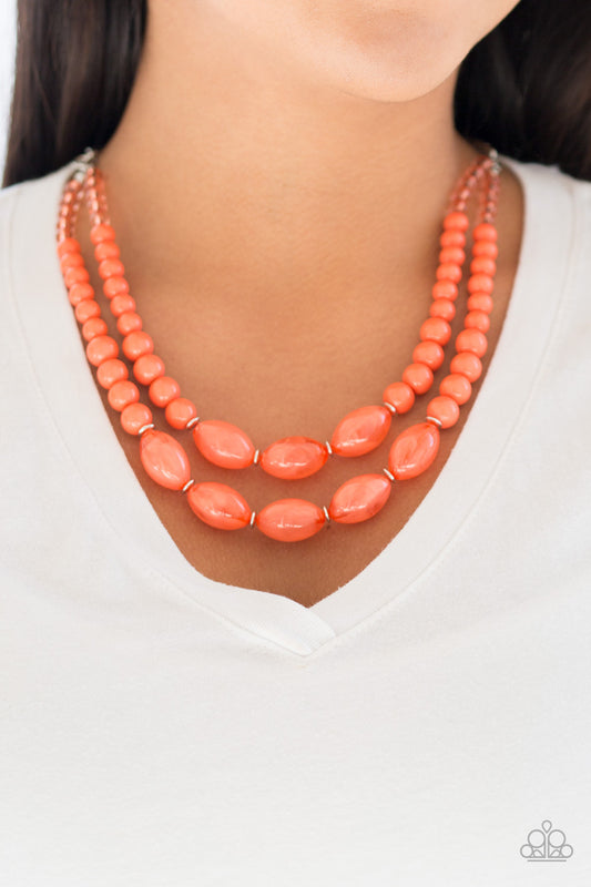 Sundae Shoppe - Orange necklace