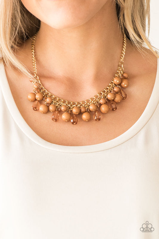 Tour de Trendsetter - Brown necklace set