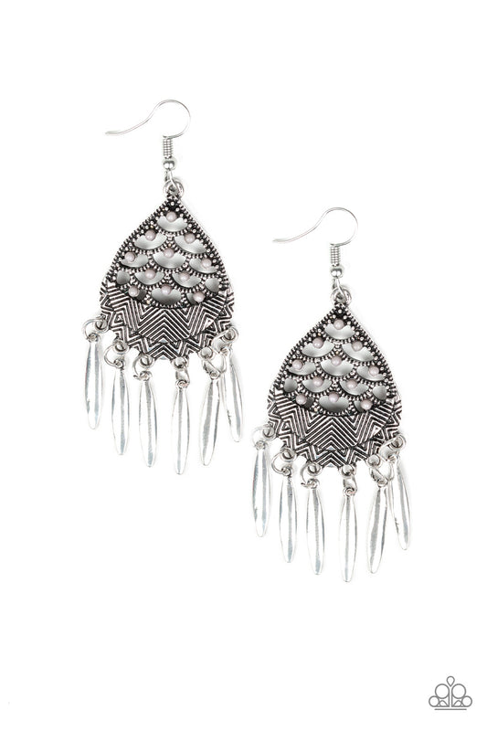 Wolf Den - Silver earrings