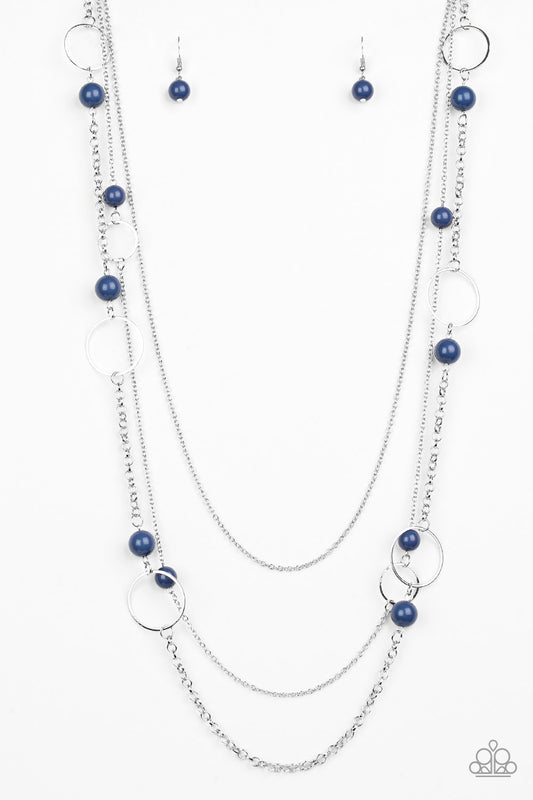 Beachside Babe - Blue necklace