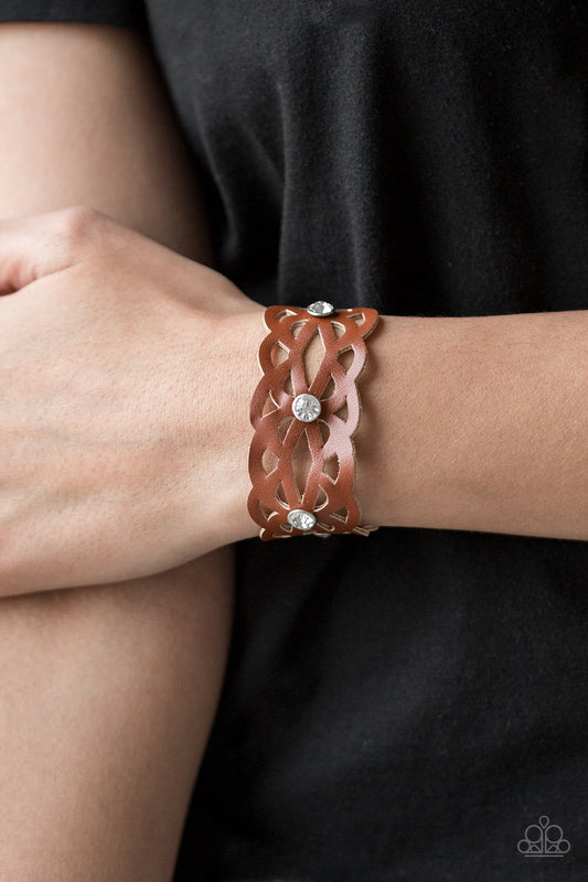 Runaway Radiance - Brown bracelet