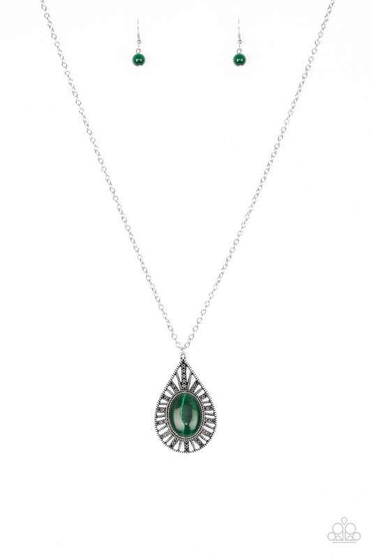 Total Tranquility - Green necklace