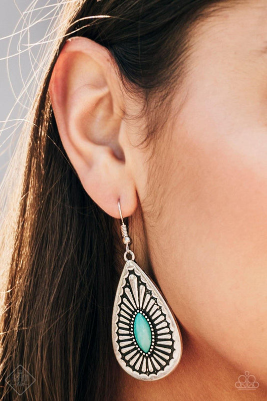 Wild Wilderness - Green Earrings