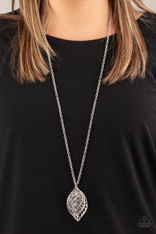 Just Be-LEAF - Silver necklace