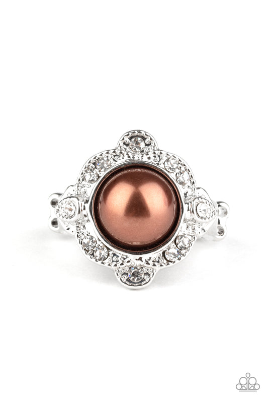 Ornamental Opulence - Brown ring