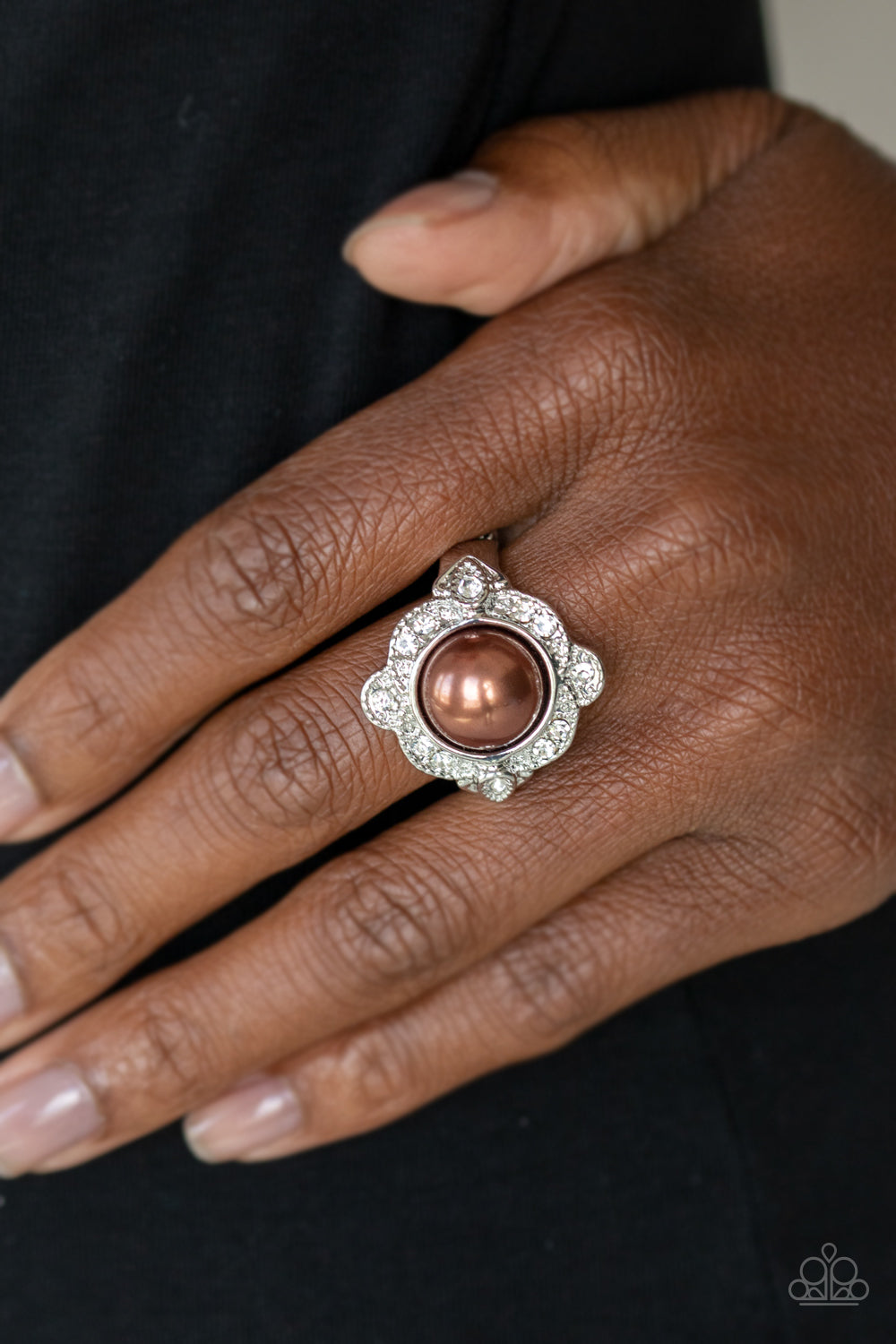 Ornamental Opulence - Brown ring