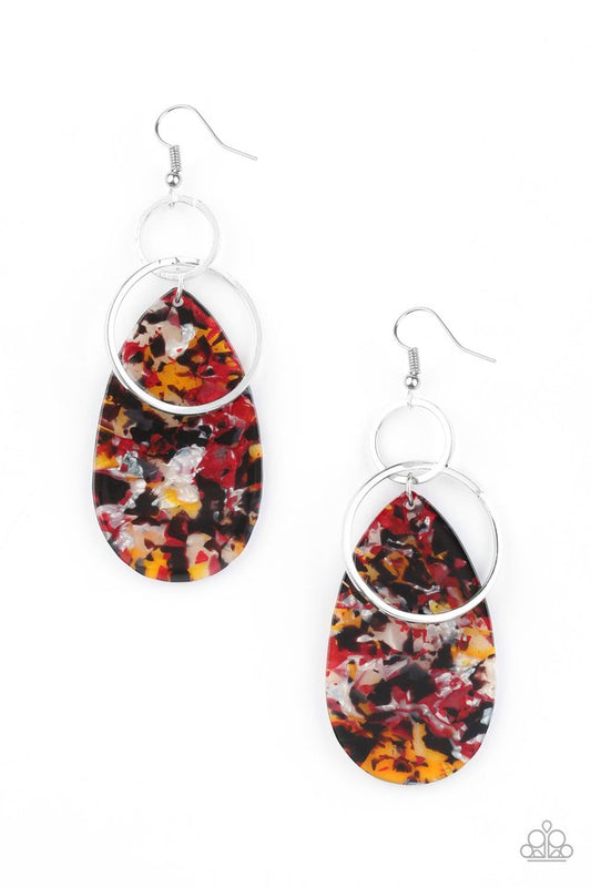 Two Tickets To Paradise - Red/Multi earrings
