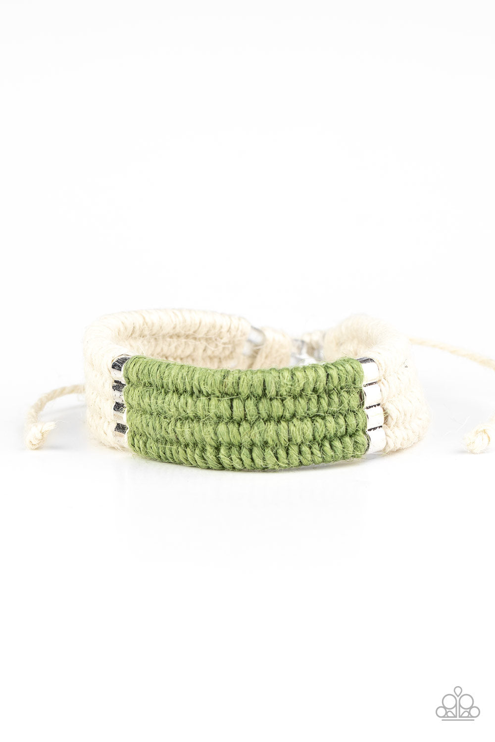 Hot Cross BUNGEE - Green bracelet
