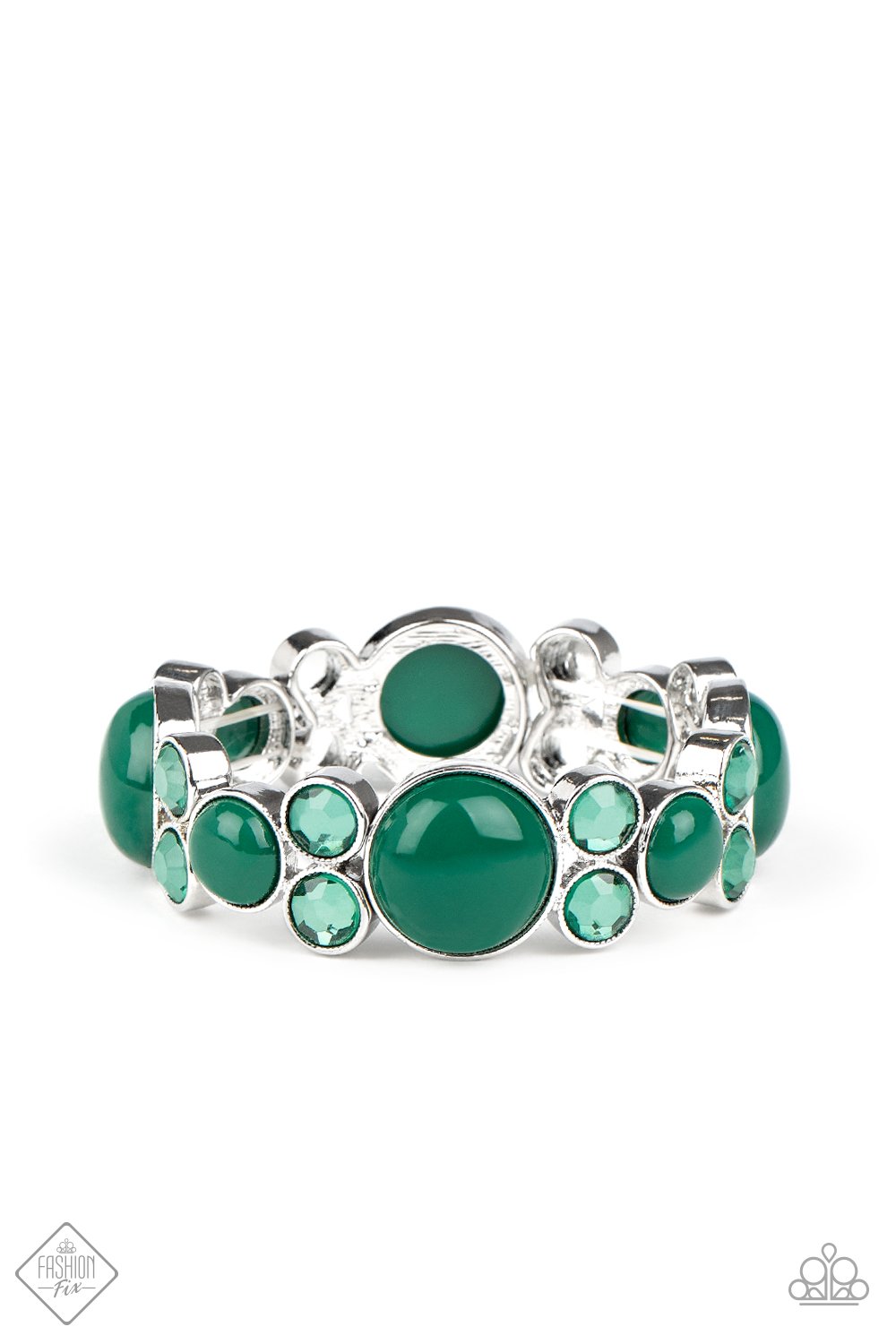 COSMIC GETAWAY - GREEN Necklace w/ matching bracelet