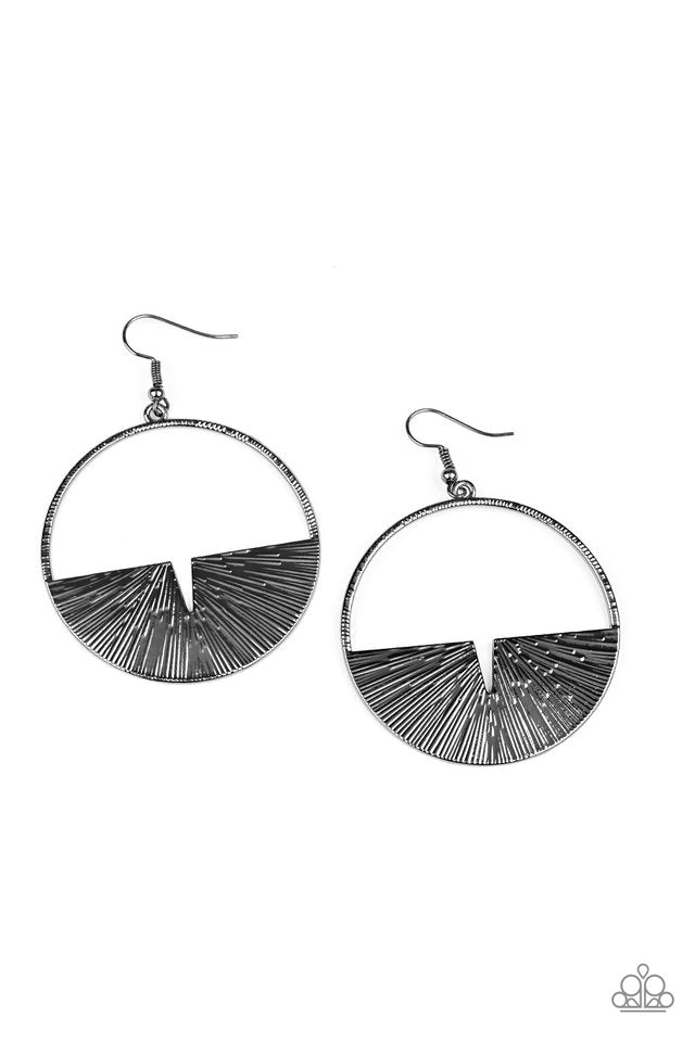 Reimagined Refinement - Black/Gunmetal earrings