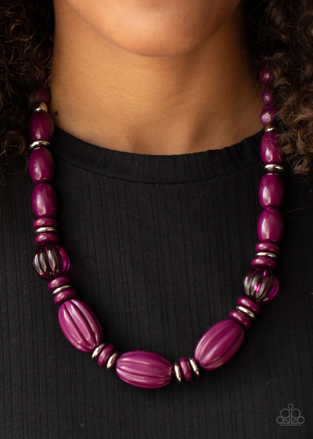 High Alert - Purple necklace