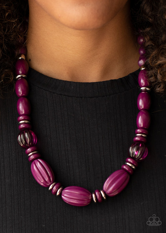 High Alert - Purple necklace