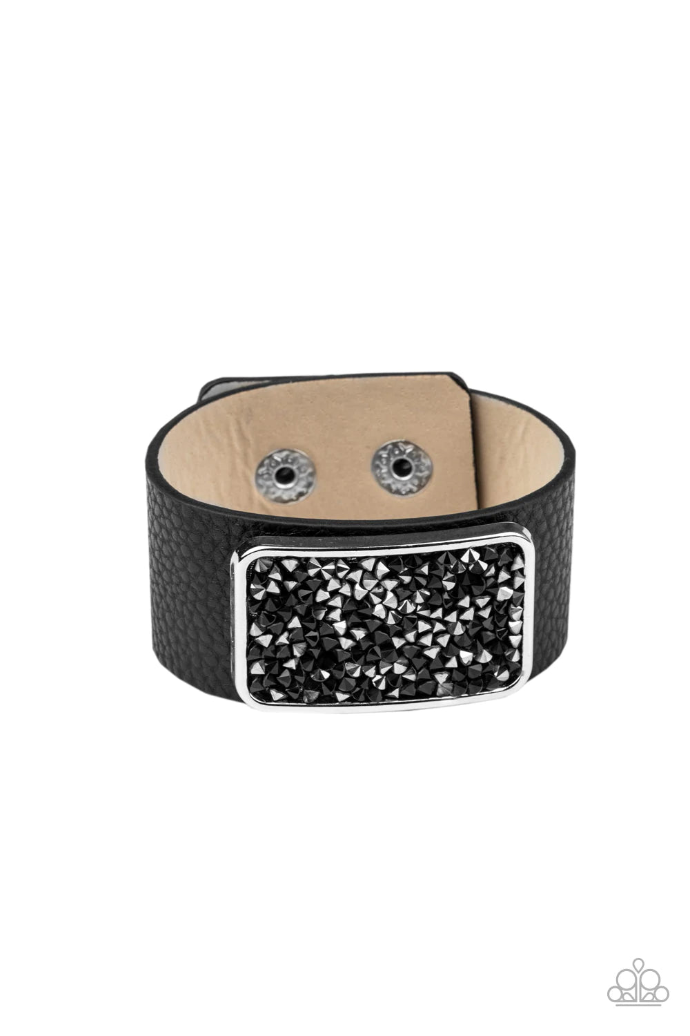 INTERSTELLAR SHIMMER - BLACK WRAP BRACELET