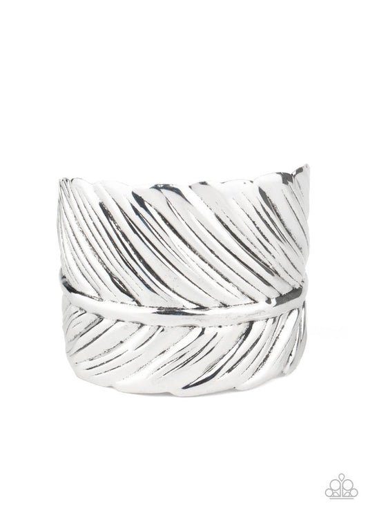 Where Theres a QUILL, Theres a Way - Silver cuff