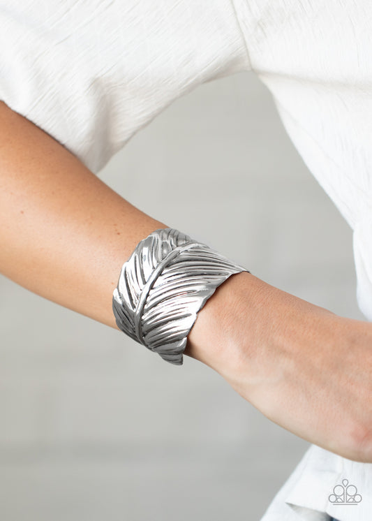 Where Theres a QUILL, Theres a Way - Silver cuff