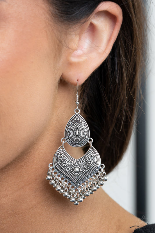 Music To My Ears - Silver earrings