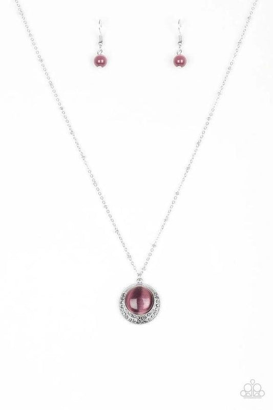 DREAM GIRL GLOW - PURPLE Moonstone Necklace