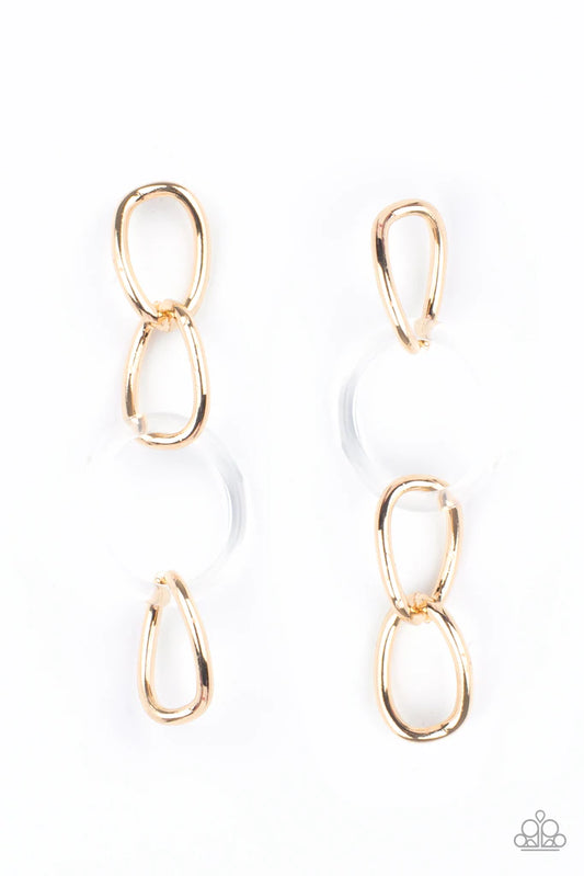 Talk In Circles - Gold earrings