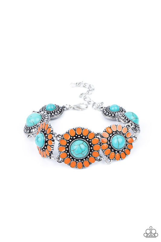 Bodaciously Badlands - Orange/Turquoise bracelet