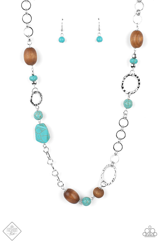 Prairie Reserve - Turquoise/Brown necklace w/ matching bracelet (June 2021 - Fashion Fix)